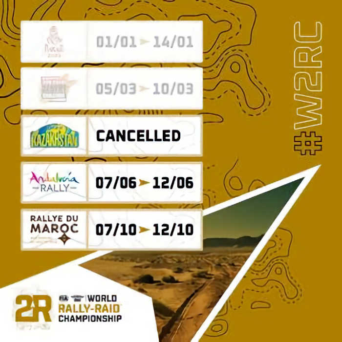 calendar fia rally 2022 updated