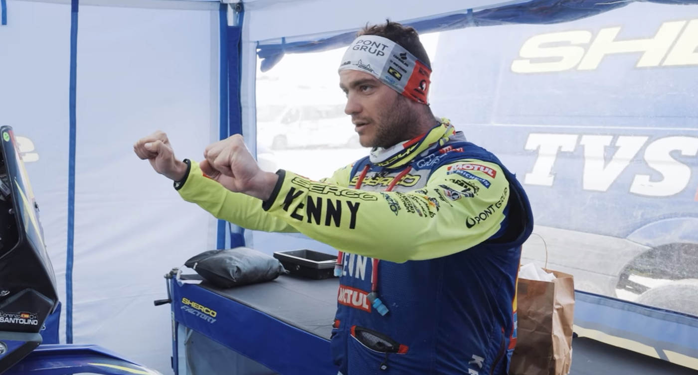 Dakar 2023: Stage 12 - Lorenzo Santolino is close to the top 10, two stages from the end of the event.
